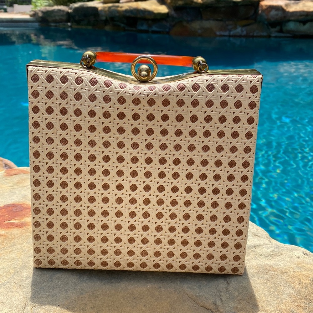 Vintage Kisslock Handle Bag